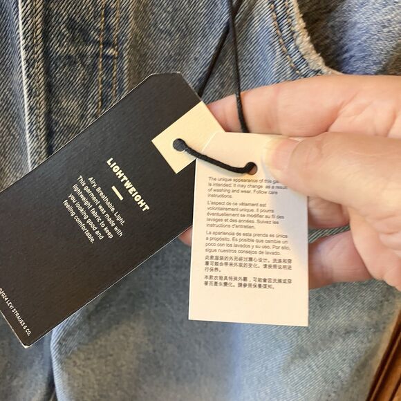 NWT ~ Levi's 501 Original Men's Blue Straight Leg Big E Jeans Size 30 x 30 - Picture 5 of 15